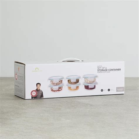 Buy Corsica Siattle Set of 6 Glass Containers - 400ml from Corsica by ...