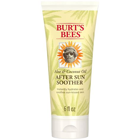 Burts Bees After Sun Lotion With Hydrating Aloe Vera & Coconut Oil ...