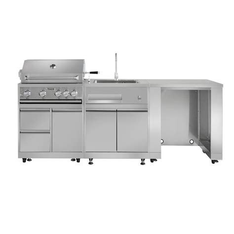 Thor Kitchen 7-Piece 32.0625-in W x 26-in D x 20-in H Outdoor Kitchen ...
