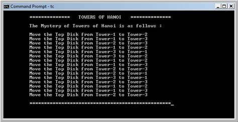Code Hanoi Algorithm Python 的图像结果