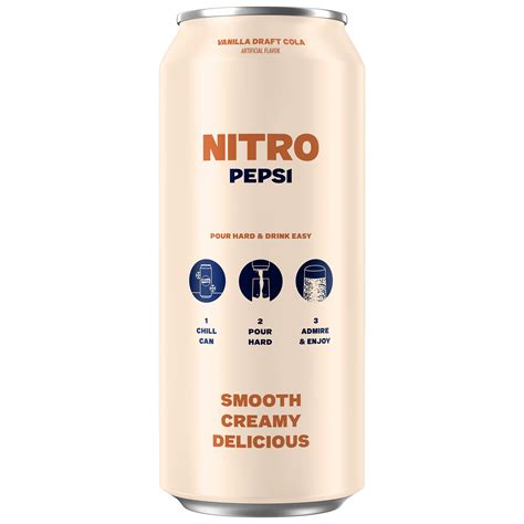 Vanilla Draft Cola, 13.65 fl oz Can by Nitro Pepsi India | Ubuy