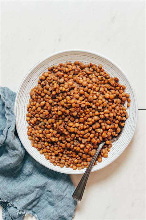 Instant Pot Green Lentils (Perfect, Tender, No Soaking!) - Minimalist Baker