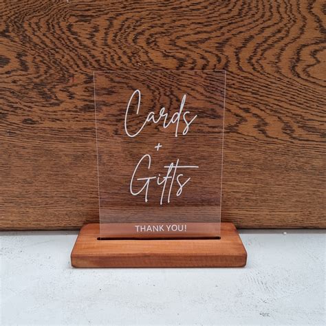 Cards + Gifts Sign - Wanaka Wedding Hire