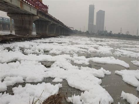 Woman Washes Hair In Yamuna's Toxic Foam: Know The Deadly Repercussion ...