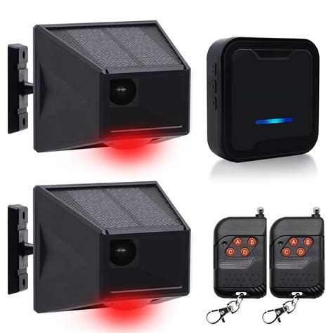 Buy ChunHee Solar Driveway Alert System Long Range PIR Driveway Alarm ...