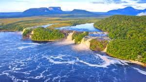 Untouched nature at Canaima Lagoon waterfalls