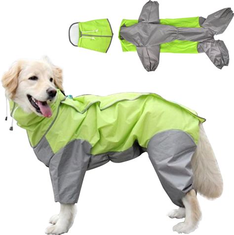Dog Waterproof Raincoats, Lightweight Waterproof Jacket,Dog Rain Coat ...