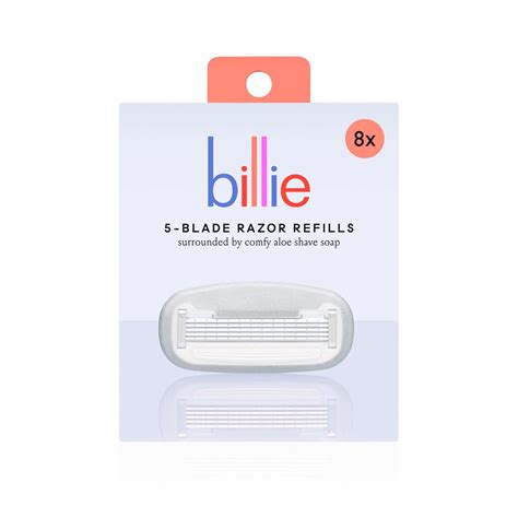 Amazon.com: Billie Women’s Razor Refill Blades 5-Blade Cartridges - 8 ...