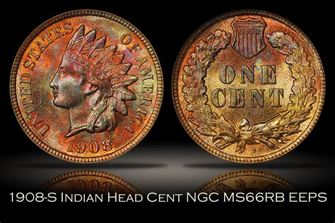 Michael Kittle Rare Coins - 1908-S Indian Head Cent NGC MS66RB Eagle ...