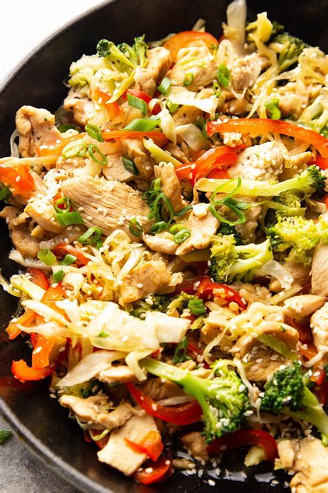 Chicken cabbage stir fry – Artofit