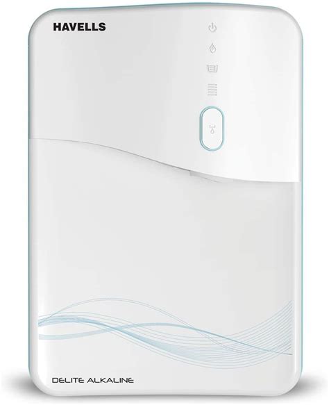 Havells Delite Alkaline 6.5 L Absolutely Safe RO+UV Purified with 8 ...