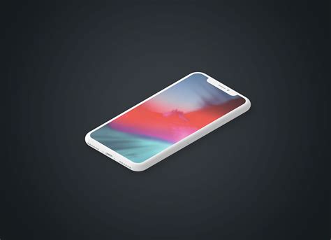 Clay iPhone X Mockup Presentation Set | Free PSD Templates