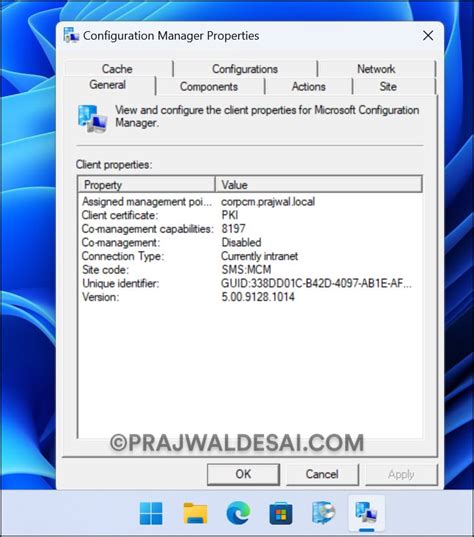 Configuration Manager Client 的图像结果