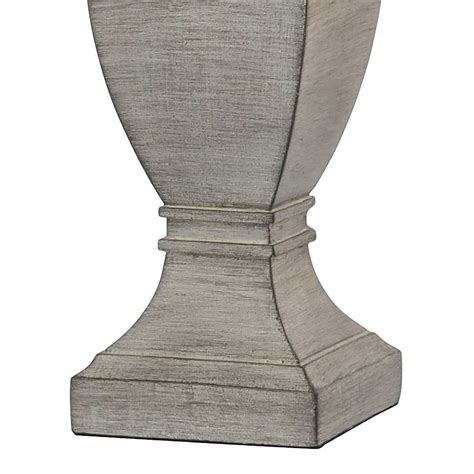 Greyson Grey Small Lamp Base, 13.5"