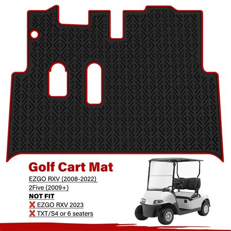 Snapklik.com : EZGO RXV Golf Cart Mat, Full Coverage Golf Cart Floor ...