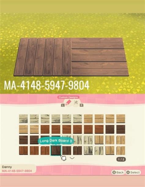 Animal Crossing Wood Flooring