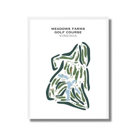 Meadows Farms Golf Club, VA | Kunstdruck, Golf Karte, Golf Karte, Golf ...