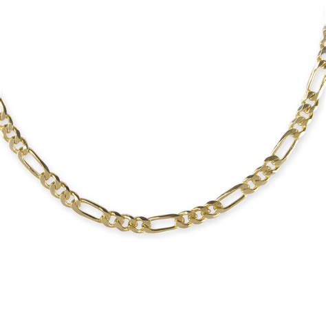 18 in 10 Karat Gold Chain (3 Small Links, 1 Large Link) - Cnij