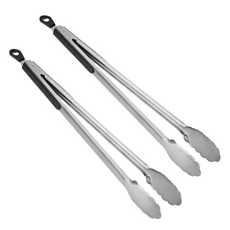 Barbecue Tongs,BBQ Tong, AOOSY 2 Pieces Extra Long 16 Inches BBQ Tong ...
