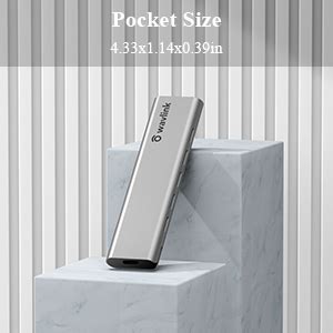 WAVLINK M.2 NVMe SSD Enclosure, USB 3.1 Gen 2 (10 Gbps) to NVMe PCI-E M ...