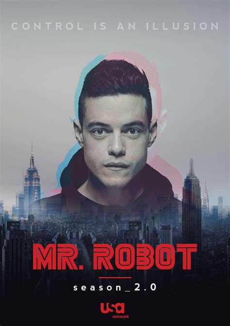 Mr. Robot - Season_2.0 | Control Is An Illusion | Poster By Phillip Bolduan