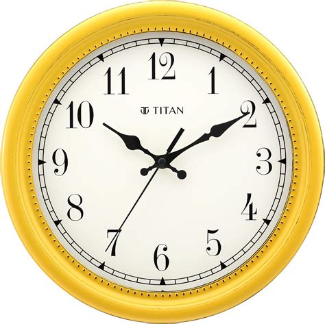 Titan Contemporary Distressed Finish Wall Clock with Silent Sweep ...