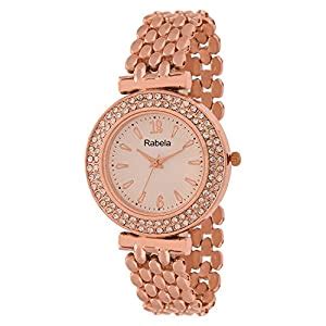 Rabela Women's Analogue Copper Dial Watch RAB-841 : Amazon.in: Fashion