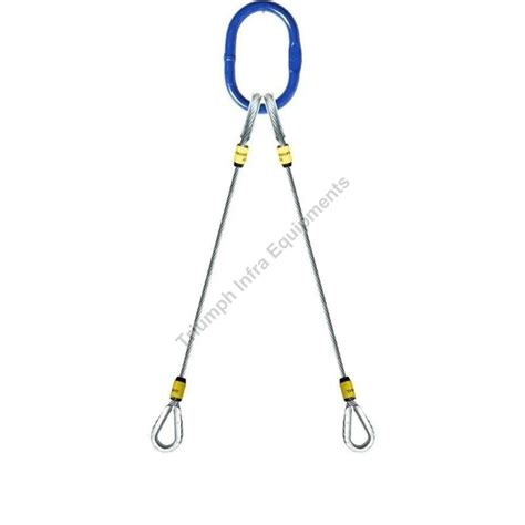 Two Legged Wire Rope Sling Exporter, Supplier from Thane
