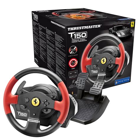 Buy Thrustmaster T150 Ferrari | Racing Game Wheel | Force Feedback | PC ...