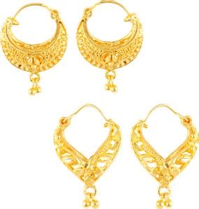 Flipkart.com - Buy MEENAZ bali ear ring earrings girls combo wedding ...