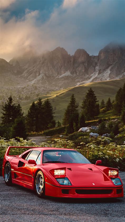 1440x2560 Ferrari F40 In Nature 5k Samsung Galaxy S6,S7 ,Google Pixel XL ,Nexus 6,6P ,LG G5 ,HD 4k Wallpapers,Images,Backgrounds,Photos and Pictures
