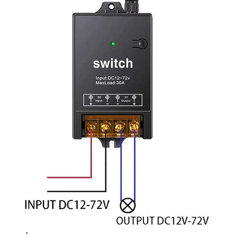 Meskliu 12v Wireless Remote Switch,DC | Ubuy India