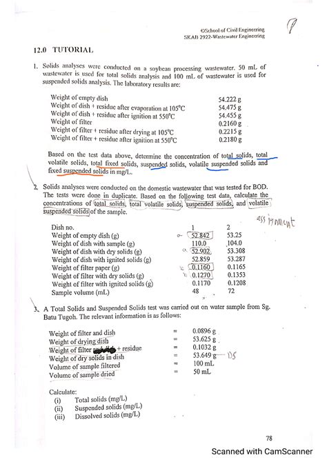 Image result for Wastewater Math Practice Questions