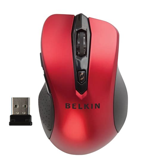 Amazon.in: Buy Belkin M450 F5M004au Ultimate Wireless Mouse (Red/Grey ...