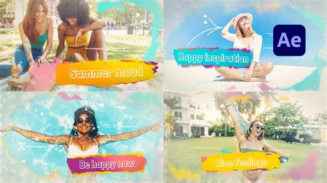 Summer Mood After Effects template - FilterGrade