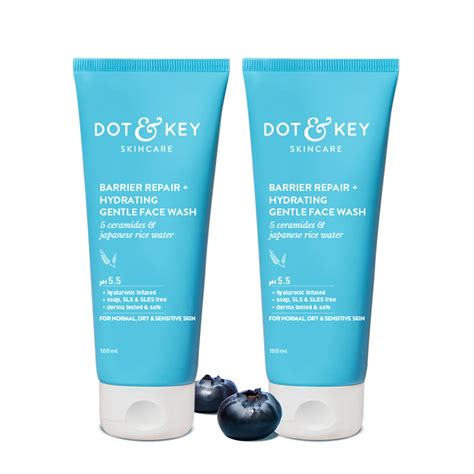 DOT & KEY Barrier Repair + Hydrating Gentle Face Wash With Probiotic ...