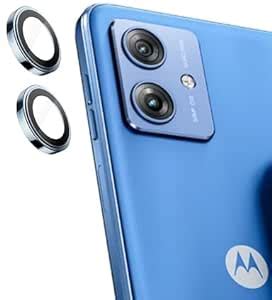 MOBIKTC Tempered Glass Camera Ring Lens Protector For Motorola Moto G54 ...