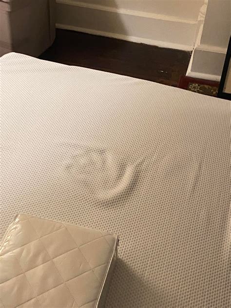 Came home after work to a handprint on my new mattress.. other strange ...