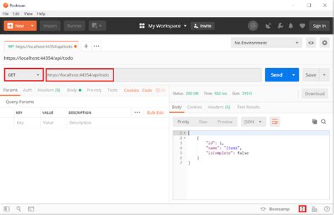 Tutorial Create a Web API with Asp.net Core 的图像结果