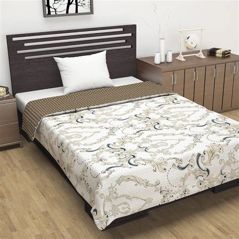 Buy Divine Casa Kalamkari 120 GSM Microfiber Lightweight Single Bed ...