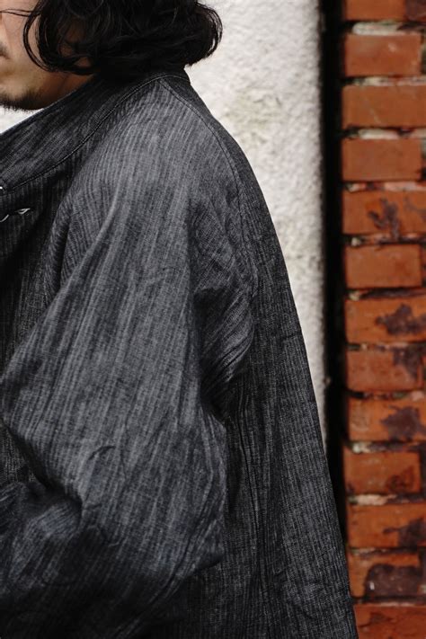 【受注生産】MING / Railway Jacket(Herringbone Black Denim) | MING folk equipment