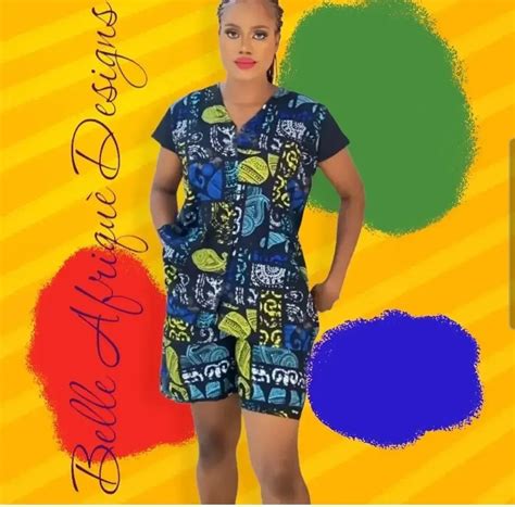 Buy Tribal Clothing in Canada | Unisex Shorts Set - Africaribana