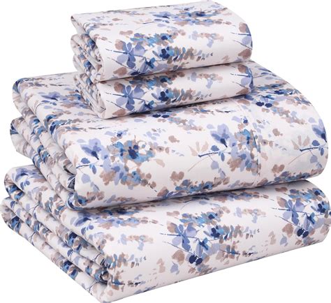 Amazon.com: Chezmoi Collection Charisma Tencel Modal Blend Bed Sheets ...