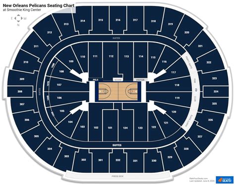King Center Seating Chart