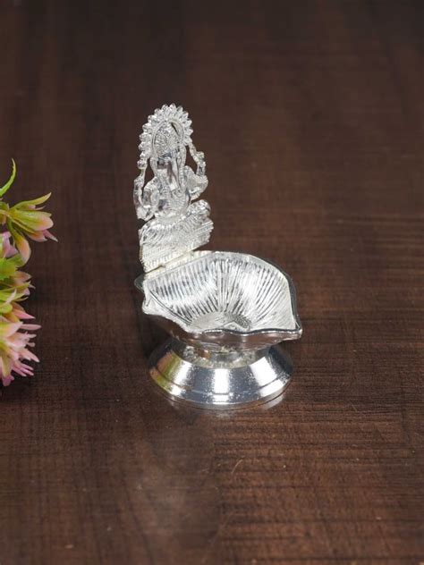Lakshmi-Ganesha Diya - WBG0661 – Wedtree