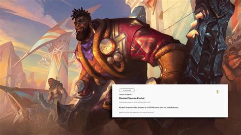 League of Legends ranked queues to be disabled for “End of Season 12 ...