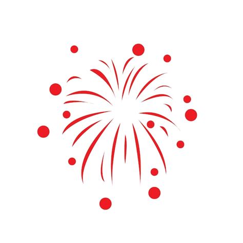 Fireworks logo vector | Premium Vector