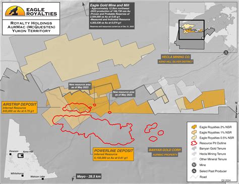 Significant Resource Expansion Announced at AurMac Gold Project, Yukon | Eagle Royalties