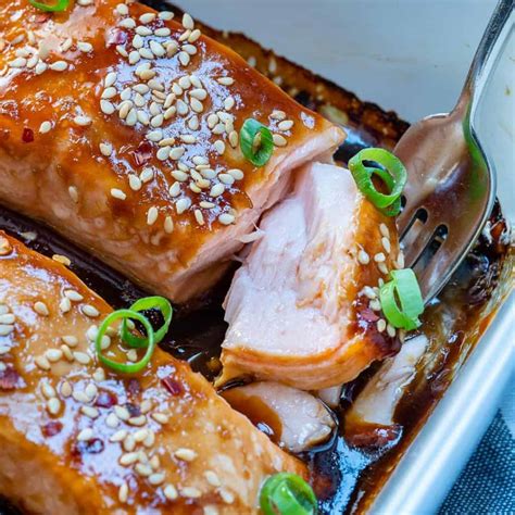 BAKED TERIYAKI SALMON