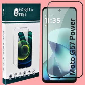 GORILLA PRO Edge To Edge Tempered Glass for MOTOROLA Moto G57 Power 5G ...